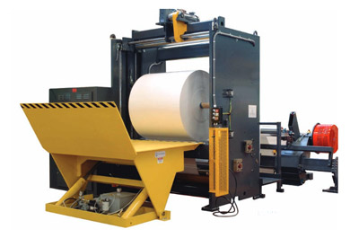 Cortadora rebobinadora de superficie de dos tambores